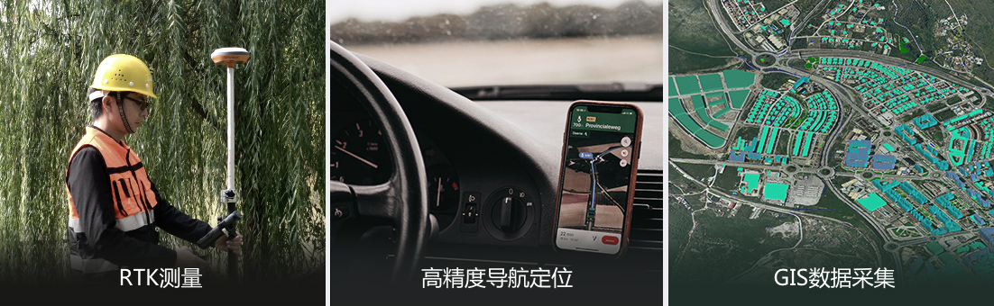 適用于RTK測量、高精度導航定位、GIS數據采集